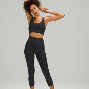Lululemon Align High-Rise Crop 23" Le Tigre Camo Deep Coal Multi